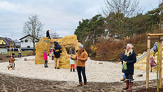 Einweihung des Kletterparks und Adventsspaziergang in Falkenberg/Elster